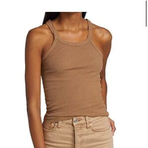 LAST CHANCE RE/DONE Hanes Ribbed Tank Top